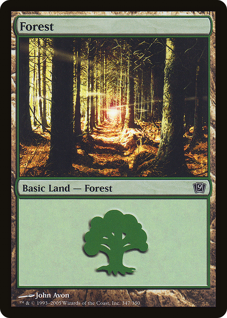 Forest (347) (9ED-347★) (Foil)
