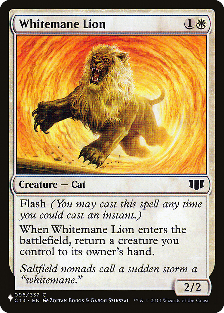 Whitemane Lion (LIST-C14-96)