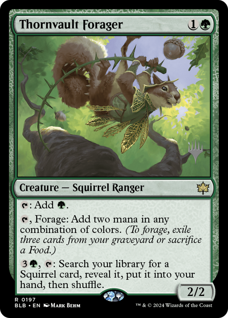 Thornvault Forager (PPBLB-197P) (Foil)
