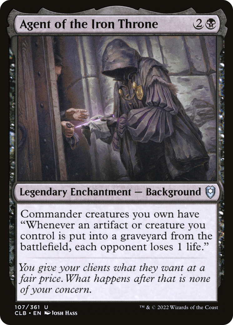 Agent of the Iron Throne (CLB-107) (Foil)