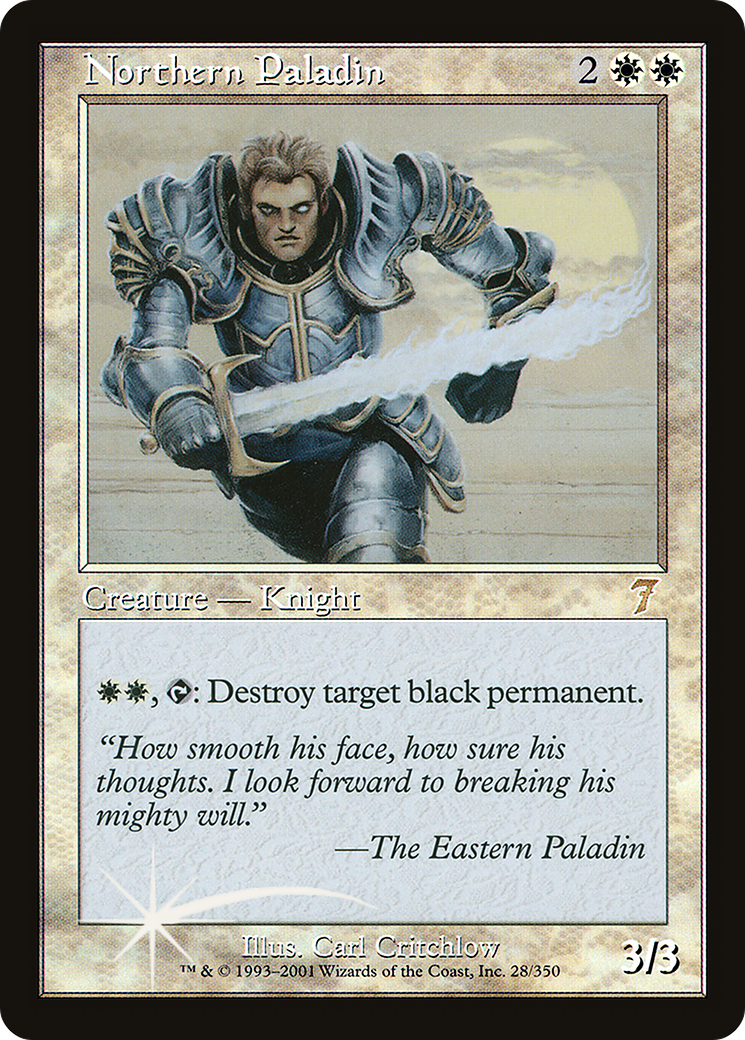 Northern Paladin (7ED-028★) (Foil)