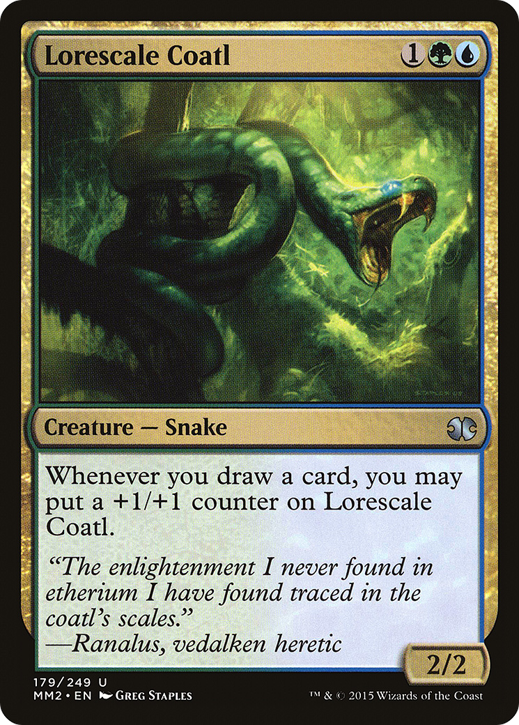 Lorescale Coatl (MM2-179) (Foil)