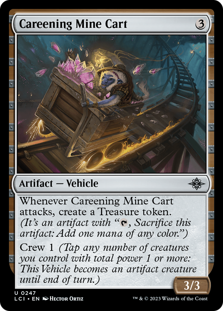 Careening Mine Cart (LCI-247) (Foil)
