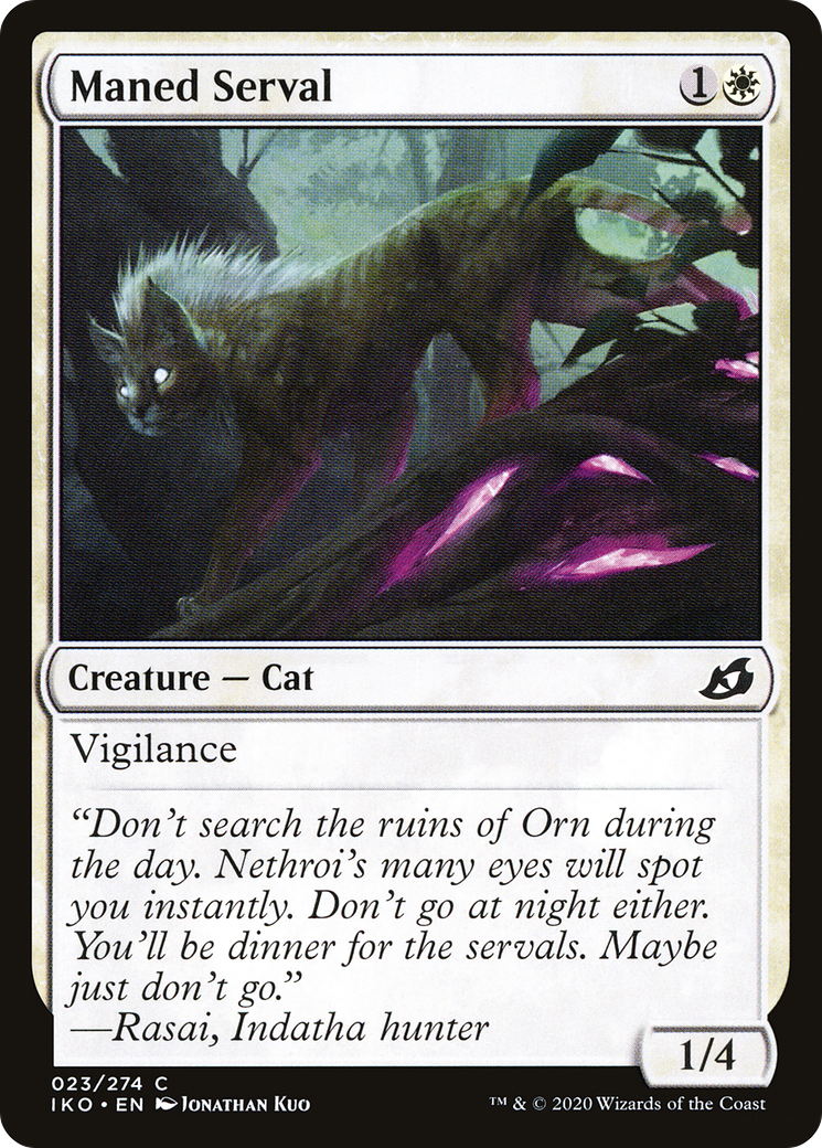 Maned Serval (IKO-023) (Foil)