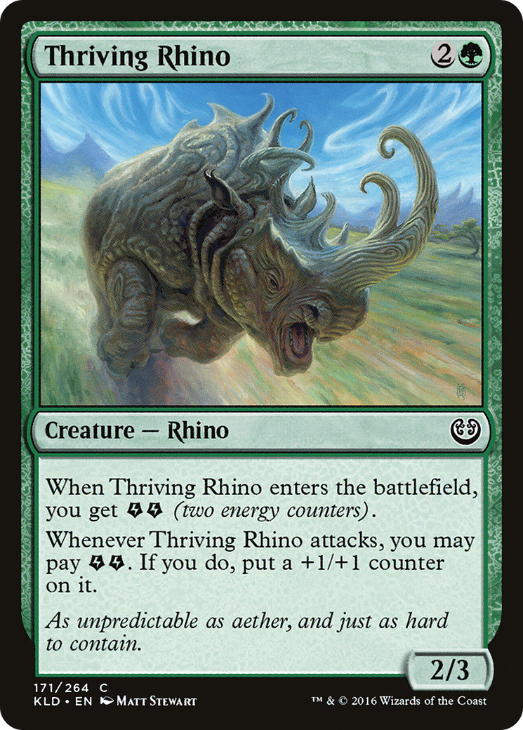 Thriving Rhino (KLD-171) (Foil)