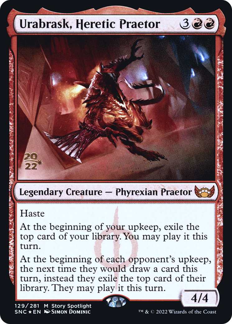 Urabrask, Heretic Praetor (PRE-129S) (Foil)