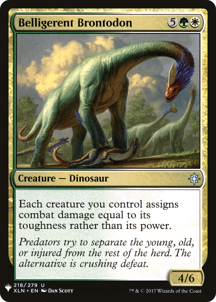 Belligerent Brontodon (PLST-XLN-218)