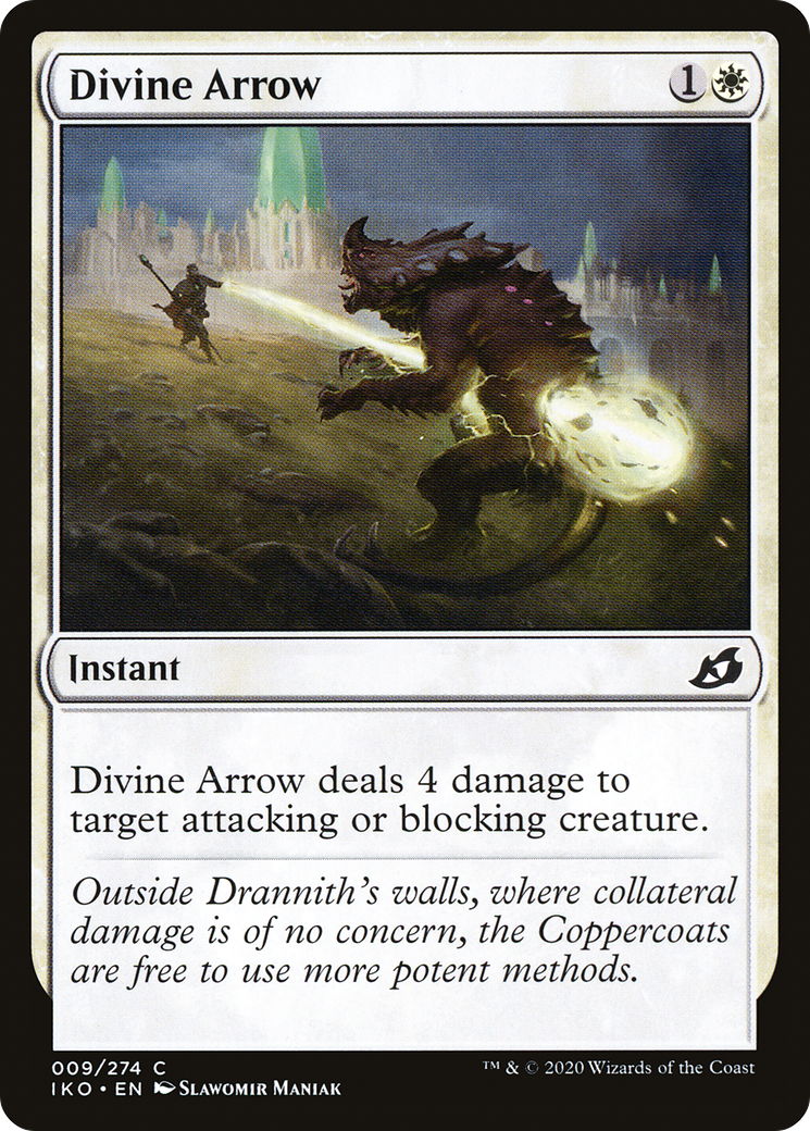 Divine Arrow (IKO-009) (Foil)