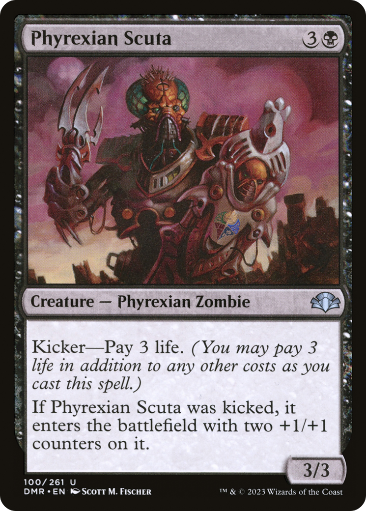 Phyrexian Scuta (DMR-100) (Foil)