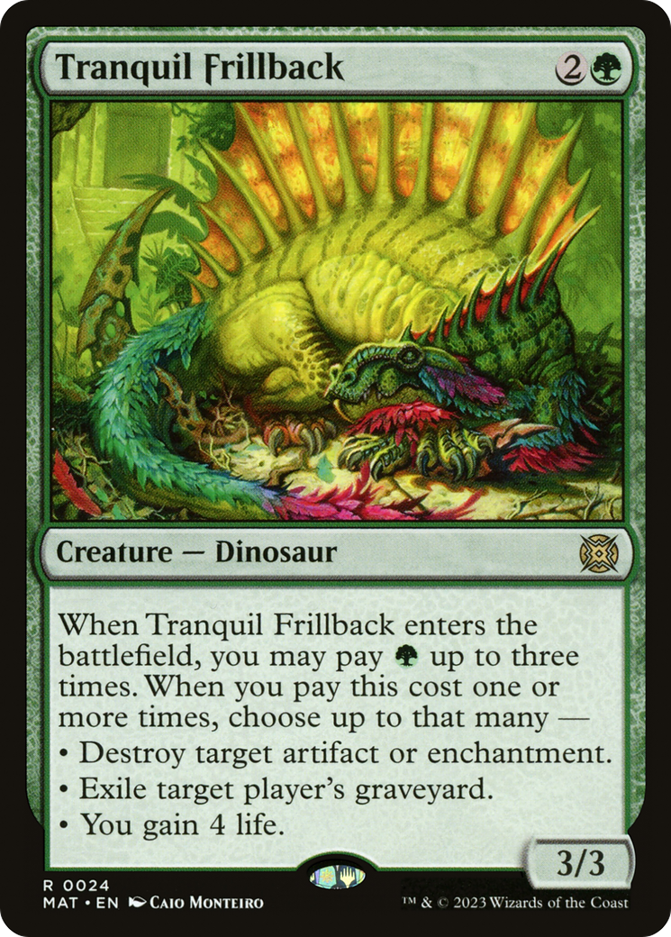 Tranquil Frillback (MAT-024) (Foil)