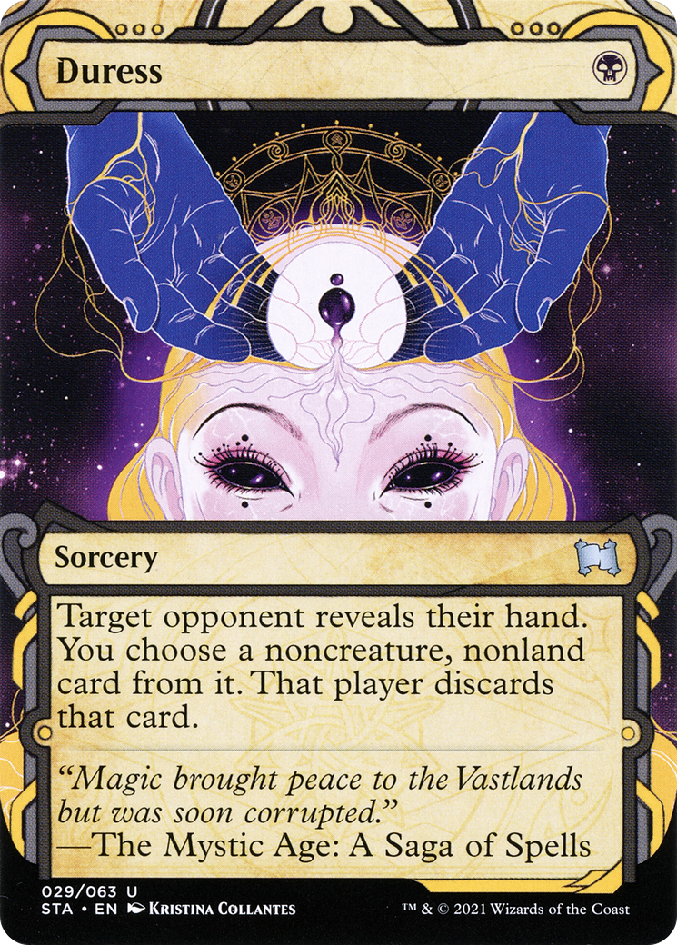 Duress (STA-029) (Showcase) (Borderless) (Foil)