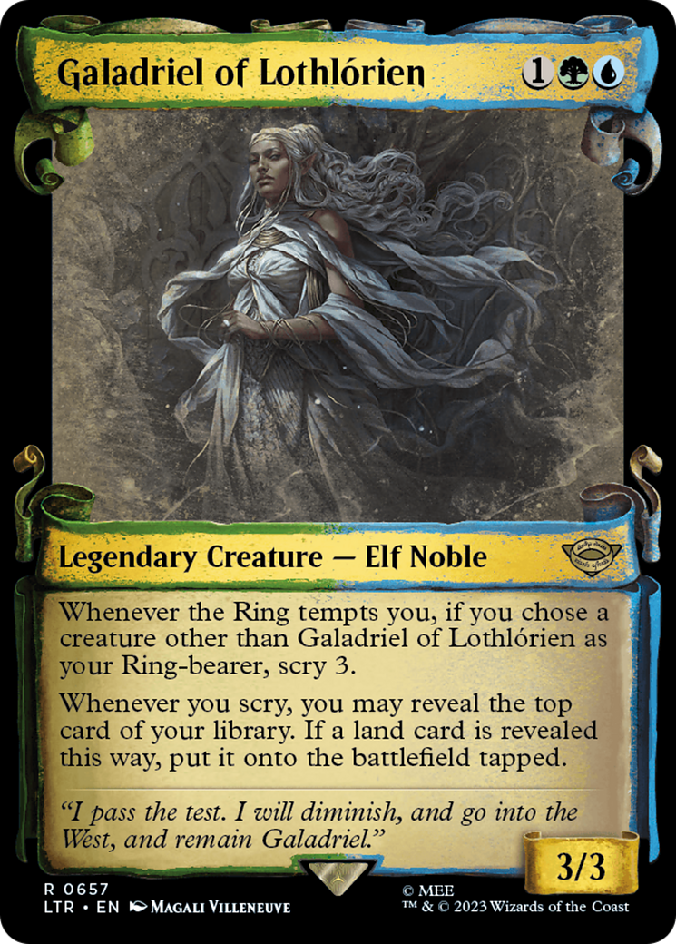 Galadriel of Lothlórien (LTR-657) (Showcase) (Scroll)