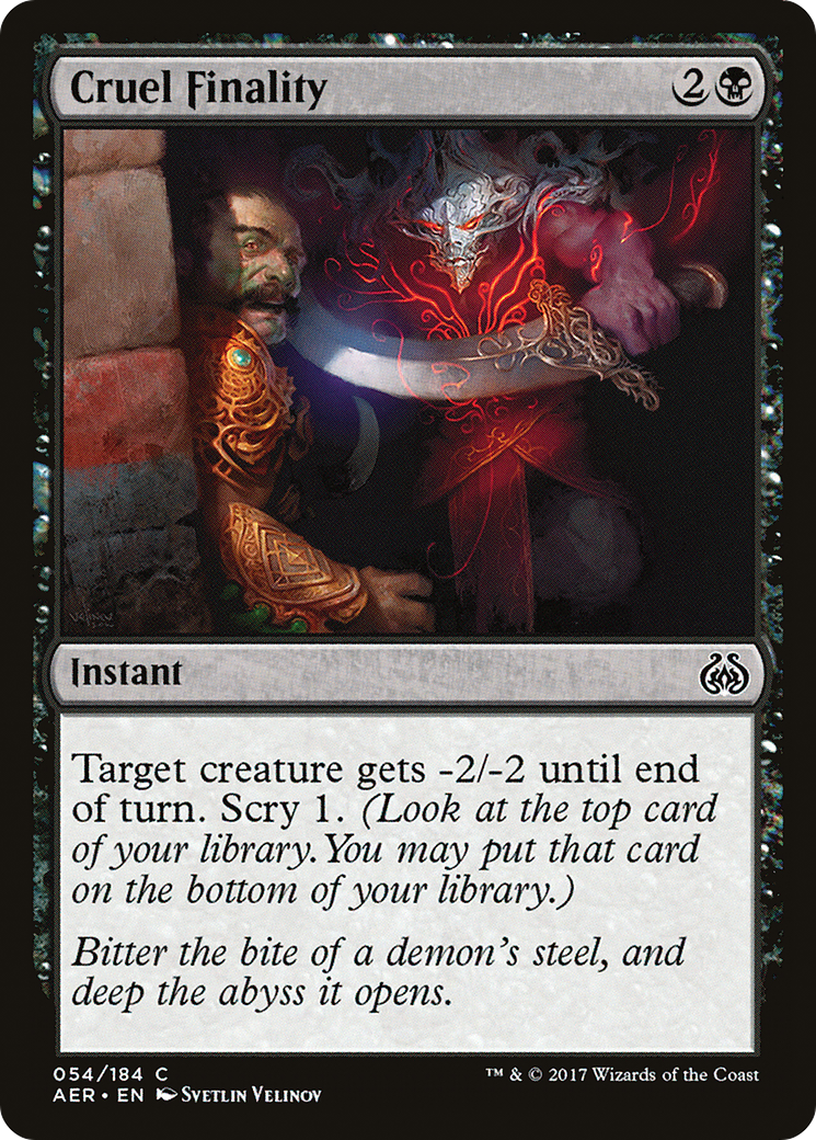 Cruel Finality (AER-054)
