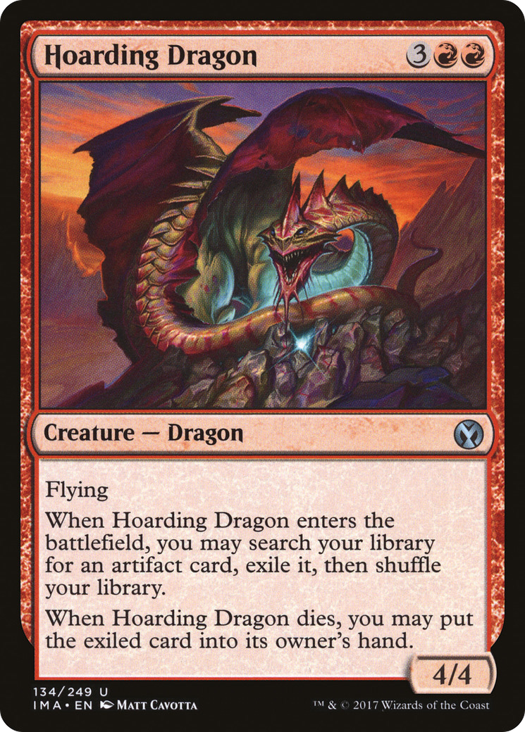 Hoarding Dragon (IMA-134) (Foil)