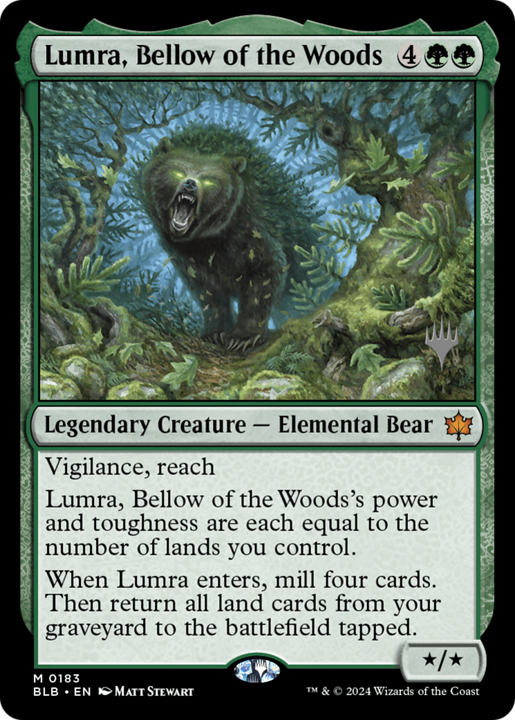 Lumra, Bellow of the Woods (PPBLB-183P) (Foil)