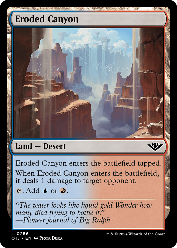 Eroded Canyon (OTJ-256) (Foil)