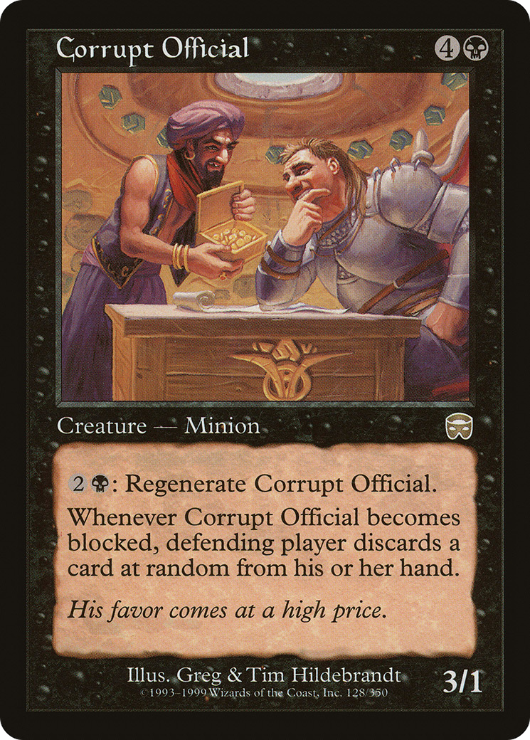 Corrupt Official (MMQ-128)