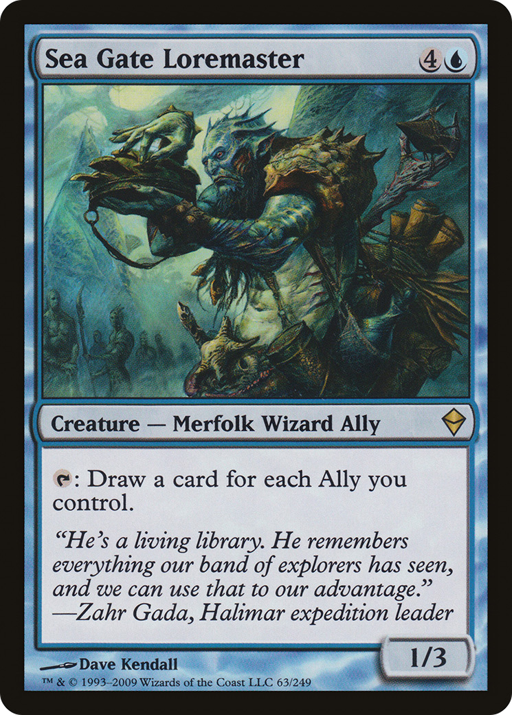 Sea Gate Loremaster (ZEN-063) (Foil)