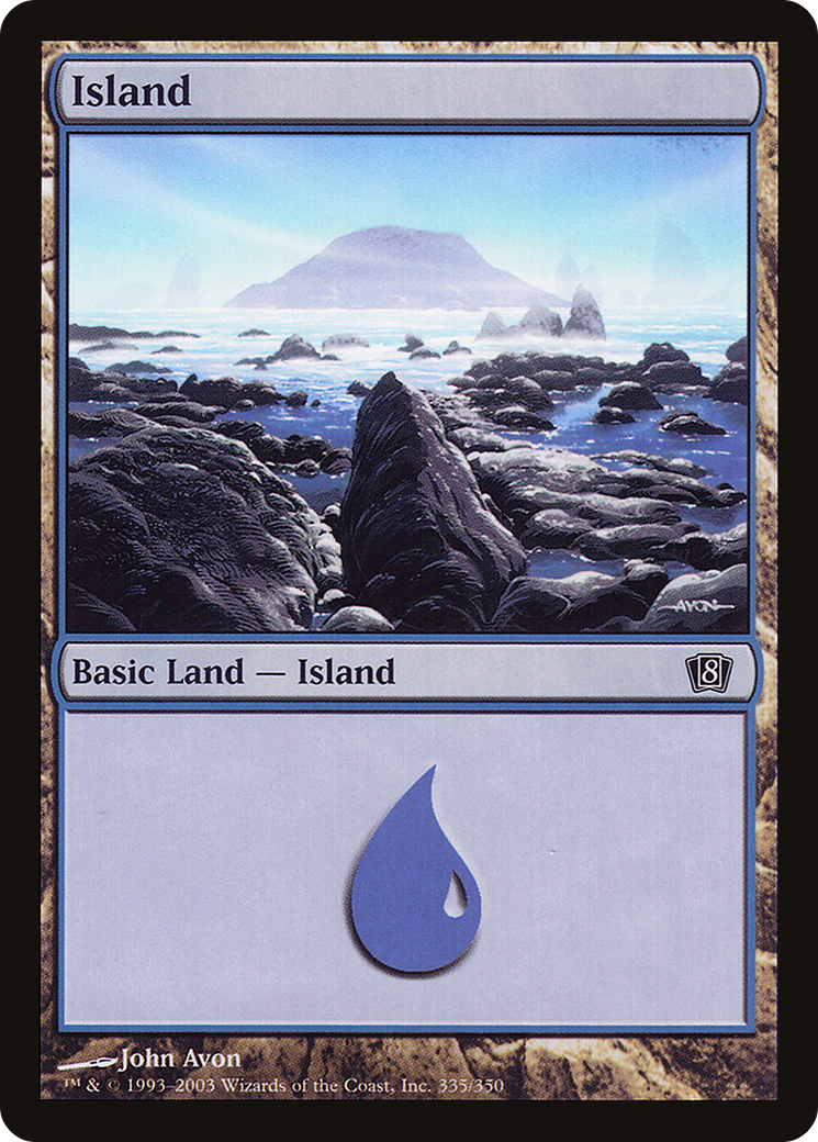 Island (335) (8ED-335) (Foil)