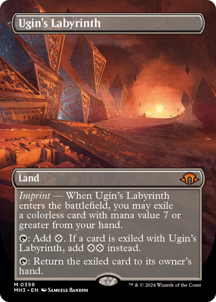 Ugin's Labyrinth (MH3-359) (Borderless) (Foil)