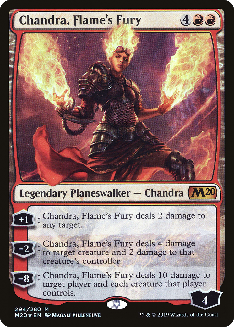 Chandra, Flame's Fury (M20-294) (Foil)