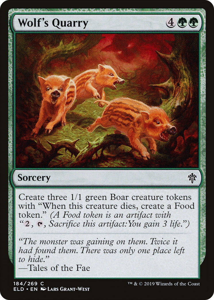 Wolf's Quarry (ELD-184) (Foil)