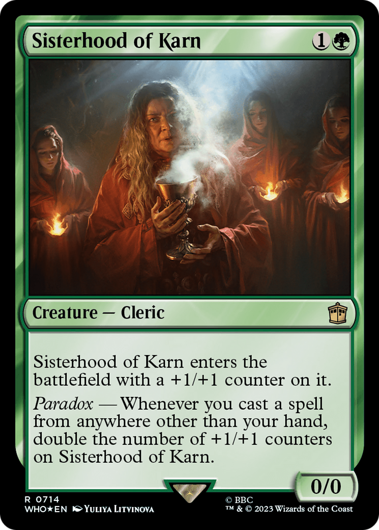 Sisterhood of Karn (WHO-714) (Surge Foil)