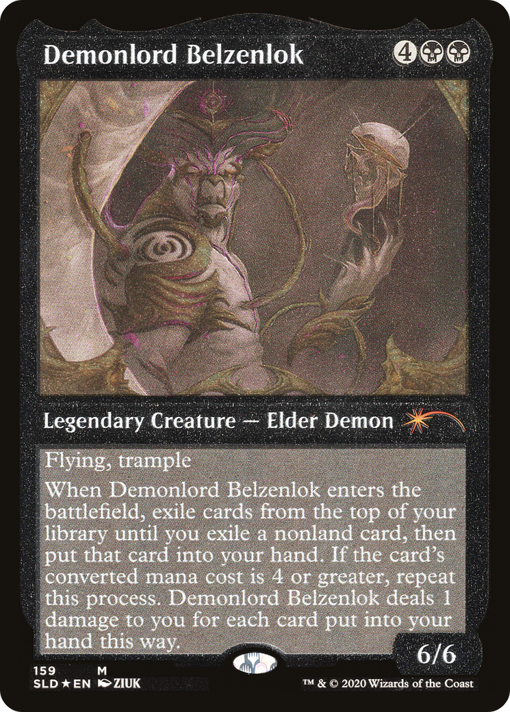 Demonlord Belzenlok (SLD-159★) (Etched Foil)