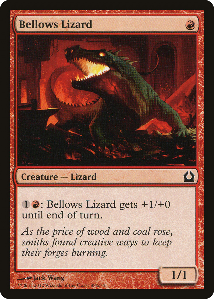 Bellows Lizard (RTR-088) (Foil)