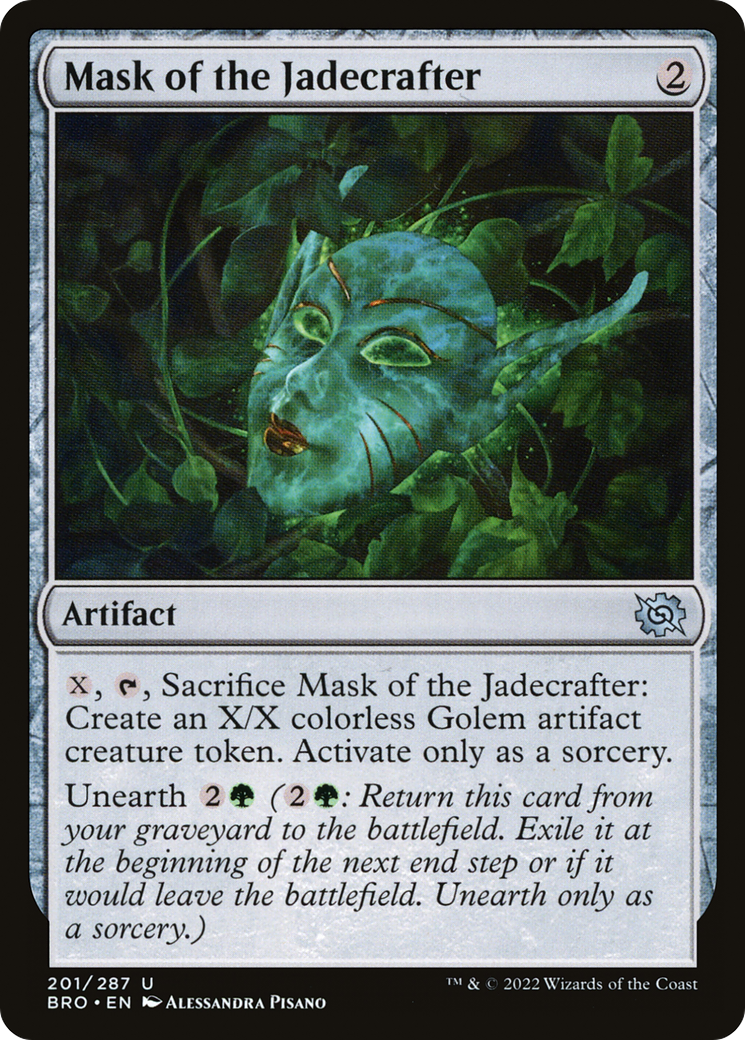 Mask of the Jadecrafter (BRO-201) (Foil)