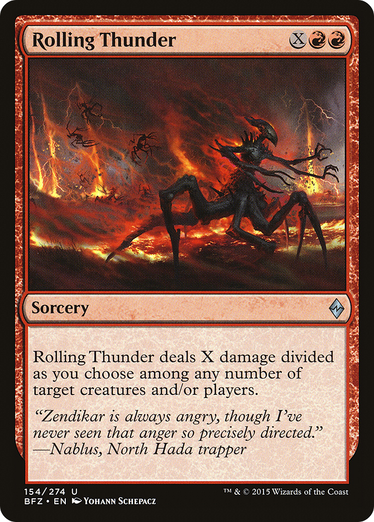Rolling Thunder (BFZ-154) (Foil)