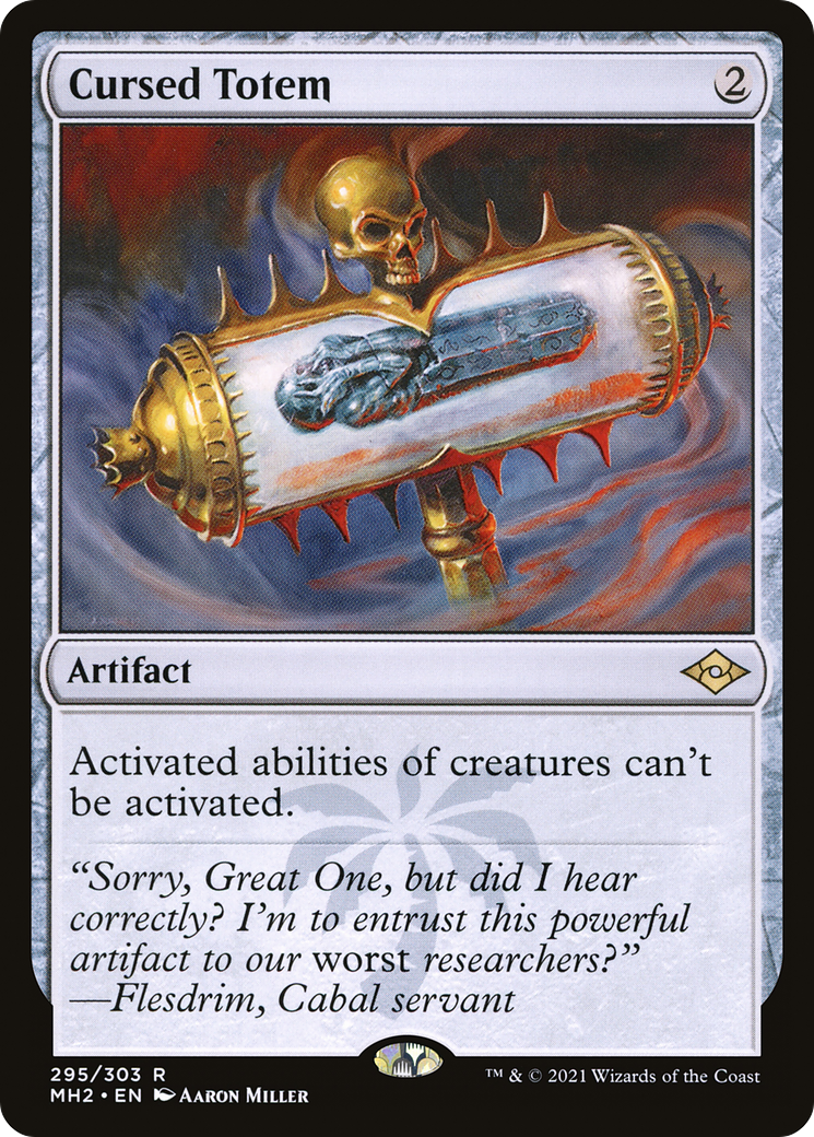 Cursed Totem (MH2-295) (Etched Foil)