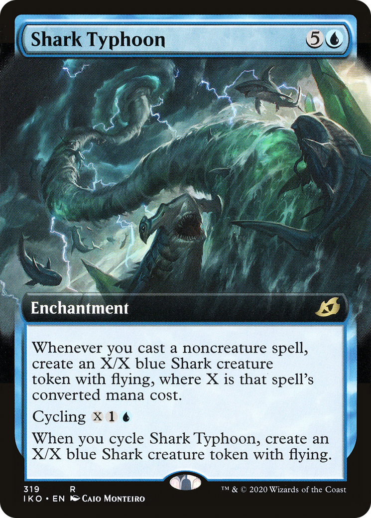 Shark Typhoon (IKO-319) (Extended Art) (Foil)