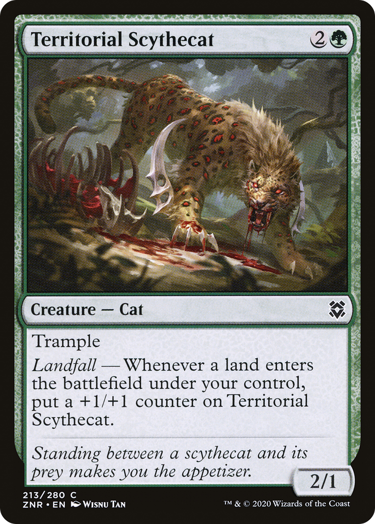 Territorial Scythecat (ZNR-213) (Foil)