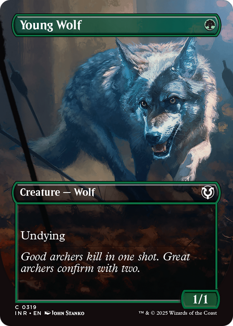 Young Wolf (INR-319) (Borderless)