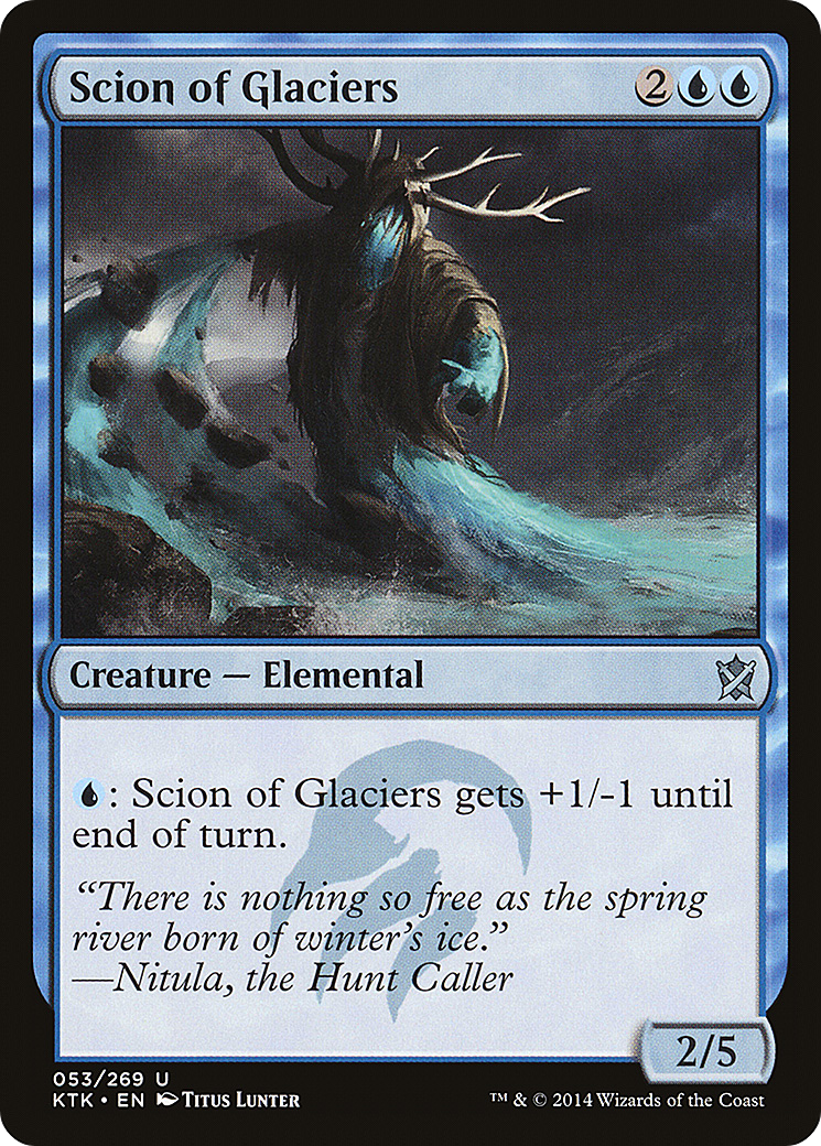 Scion of Glaciers (KTK-053) (Foil)