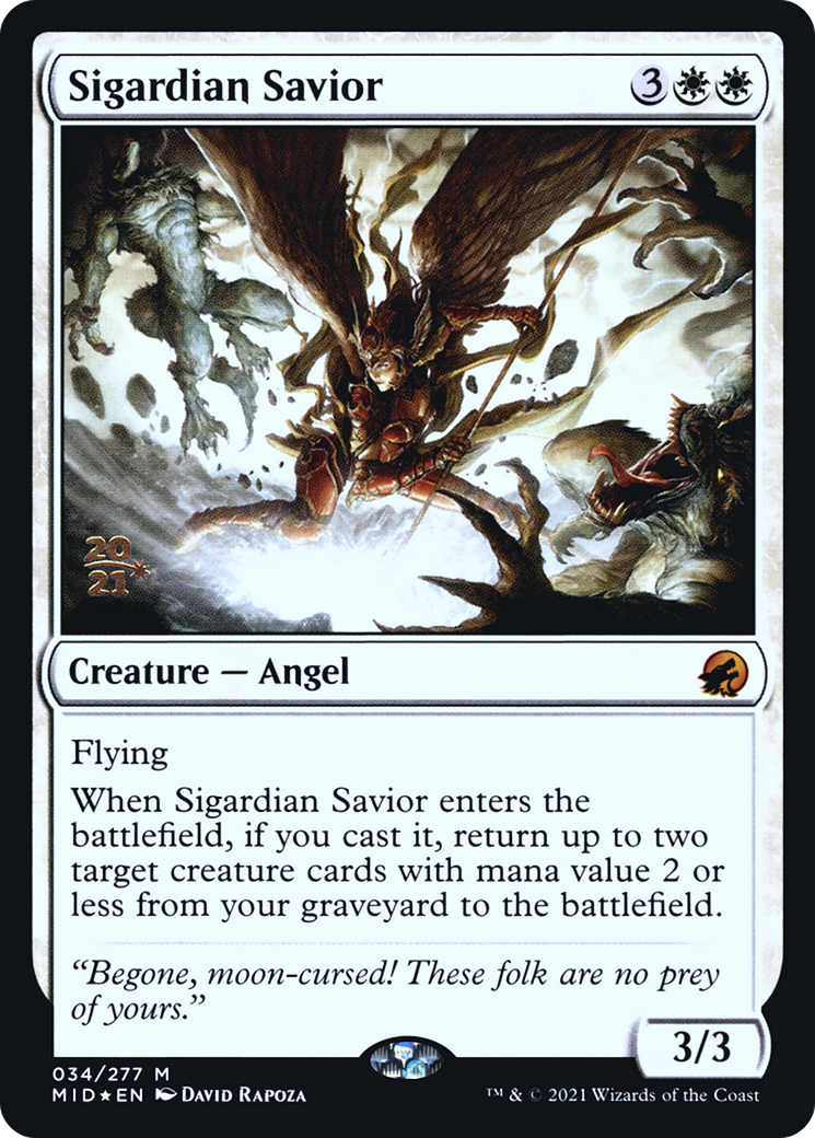 Sigardian Savior (PRE-34S) (Foil)