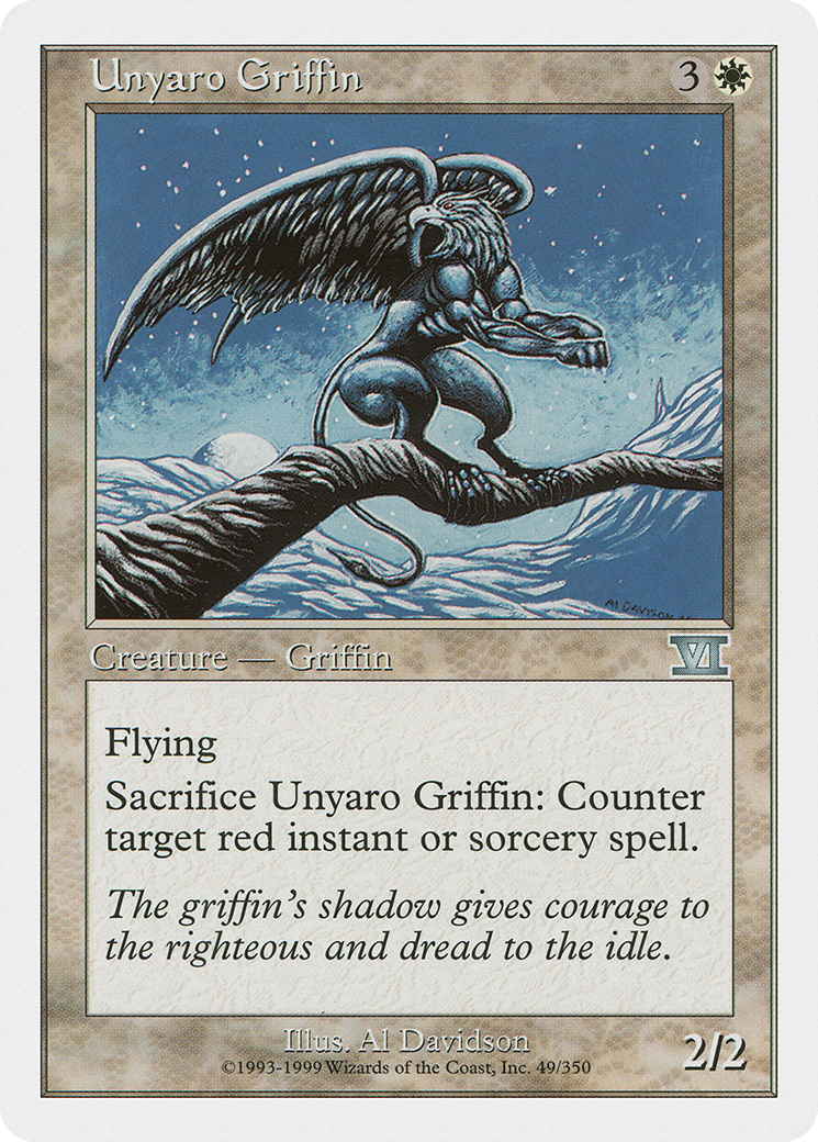 Unyaro Griffin (6ED-049)