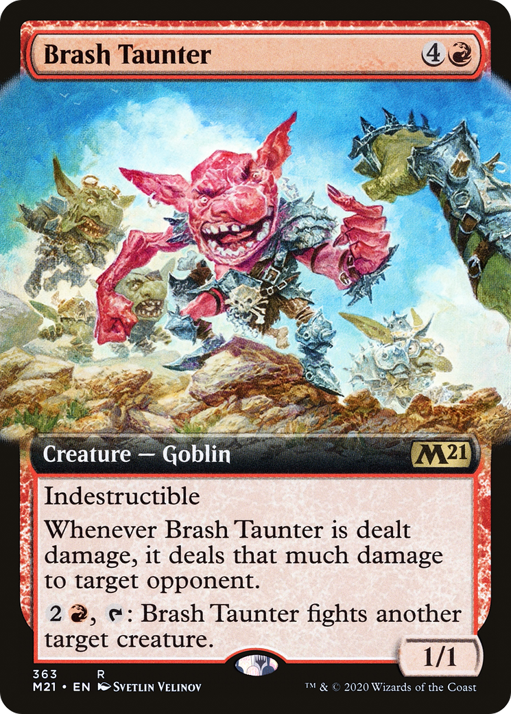 Brash Taunter (M21-363) (Extended Art)