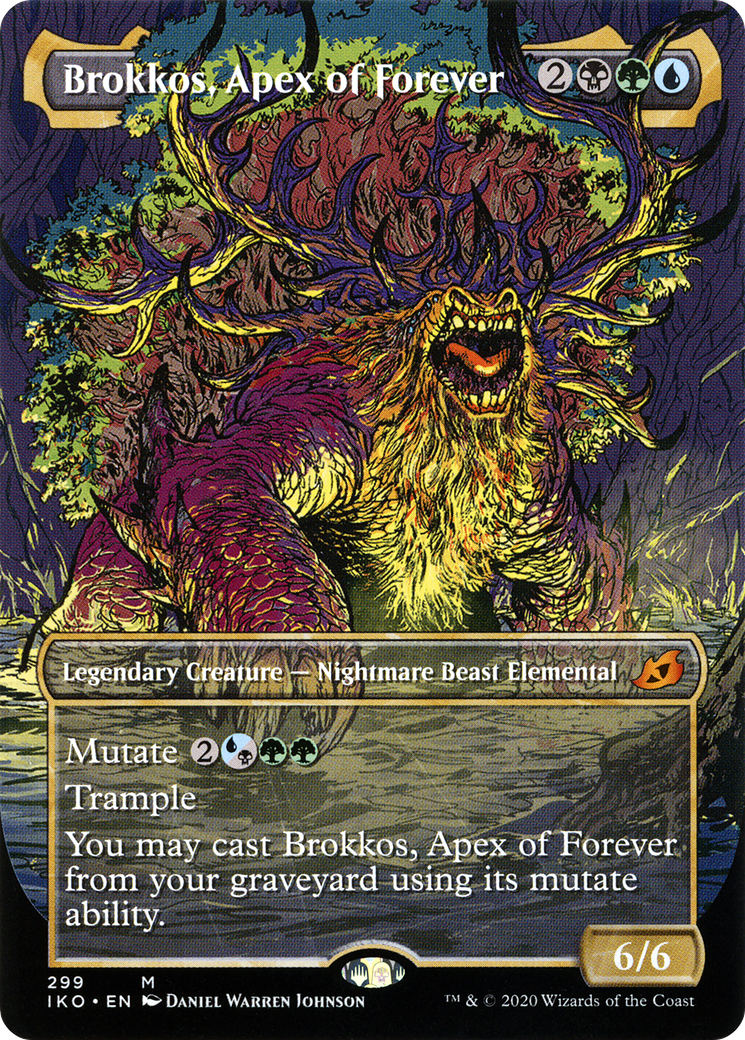 Brokkos, Apex of Forever (IKO-299) (Showcase) (Borderless) (Foil)