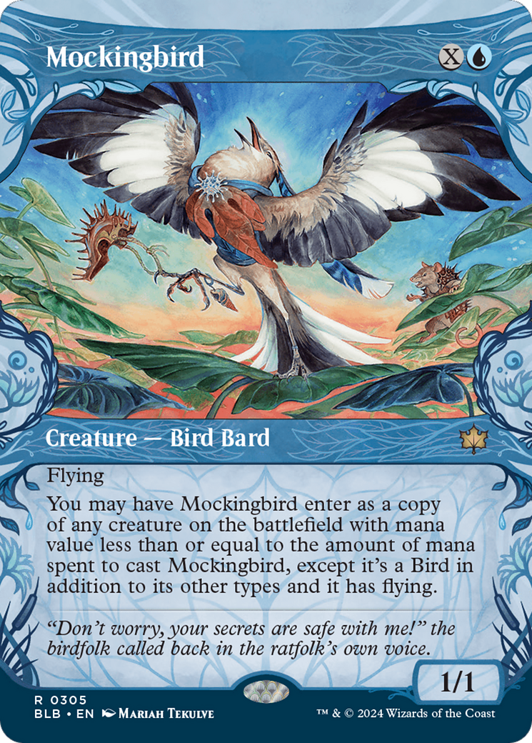 Mockingbird (BLB-305) (Showcase) (Foil)