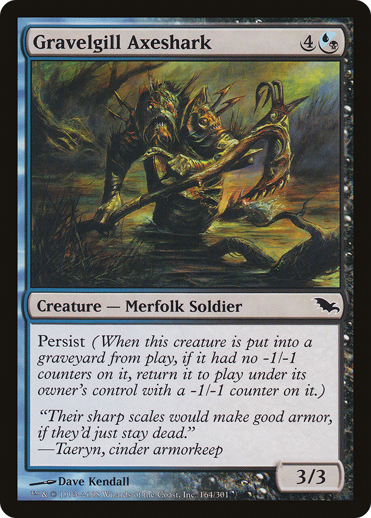 Gravelgill Axeshark (SHM-164) (Foil)