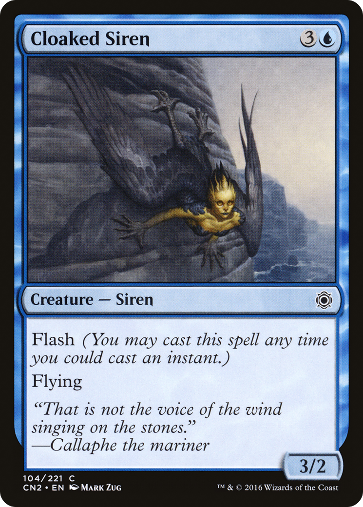 Cloaked Siren (CN2-104) (Foil)