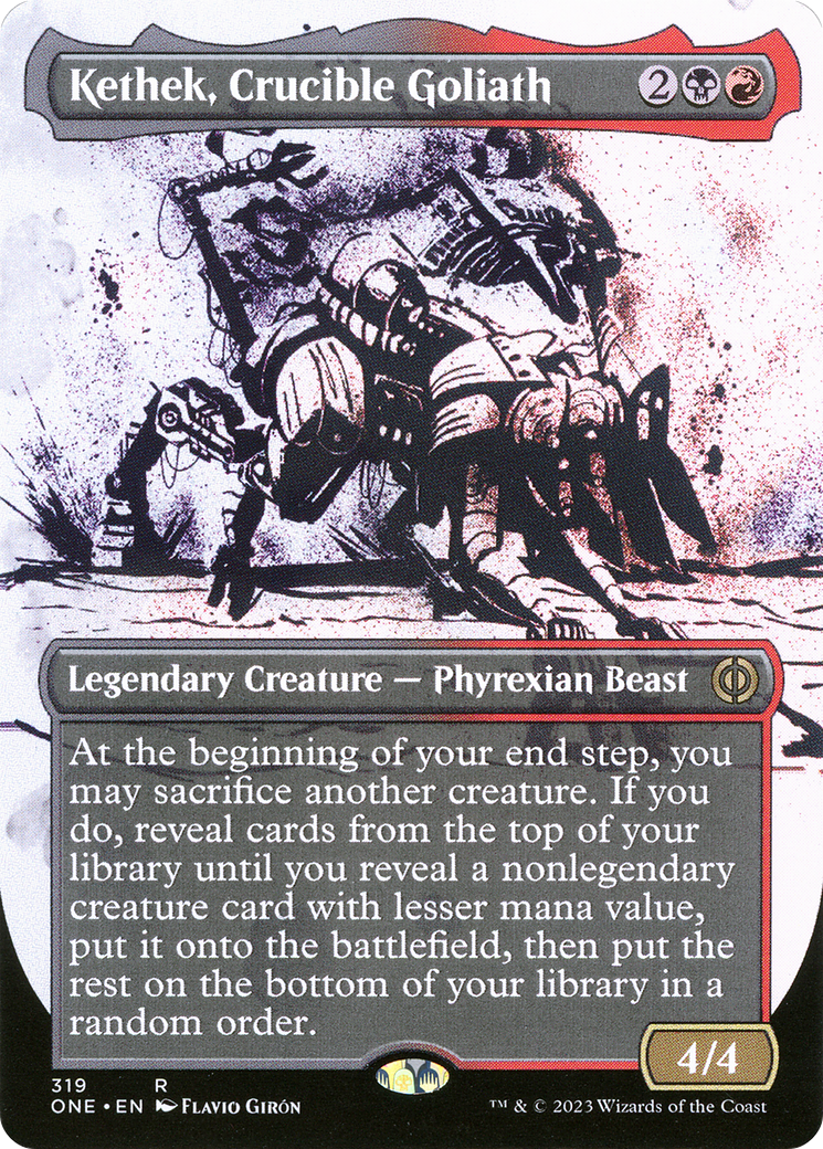 Kethek, Crucible Goliath (ONE-319) (Showcase) (Borderless) (Foil)