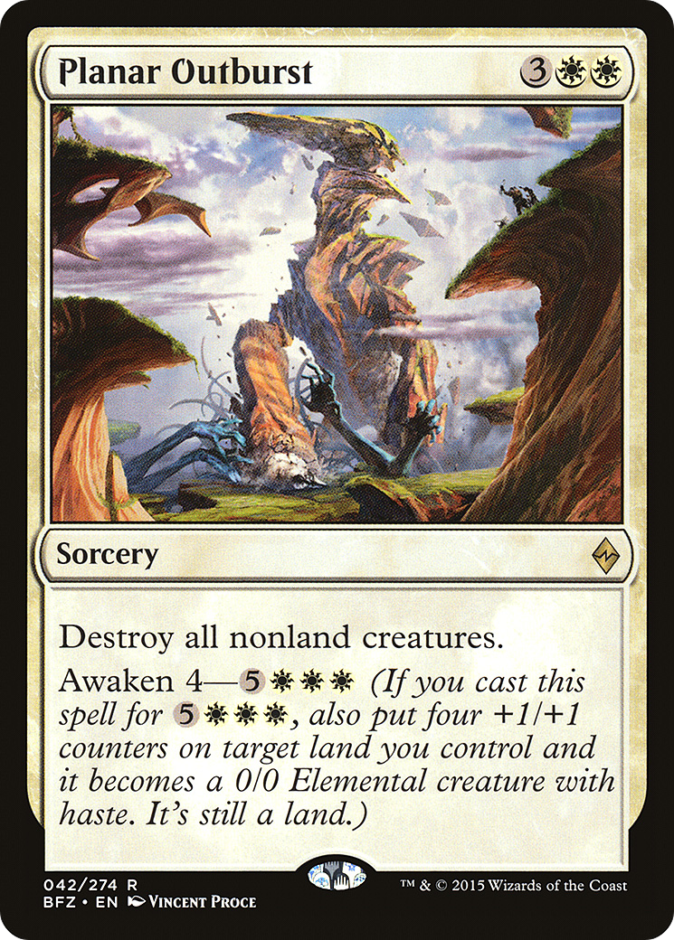 Planar Outburst (BFZ-042) (Foil)