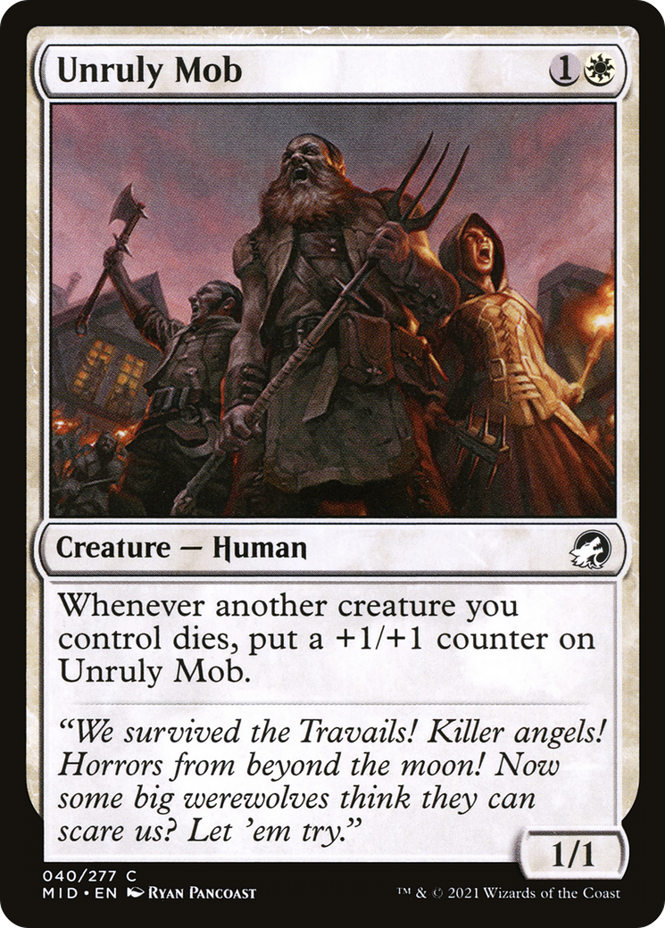 Unruly Mob (MID-040) (Foil)