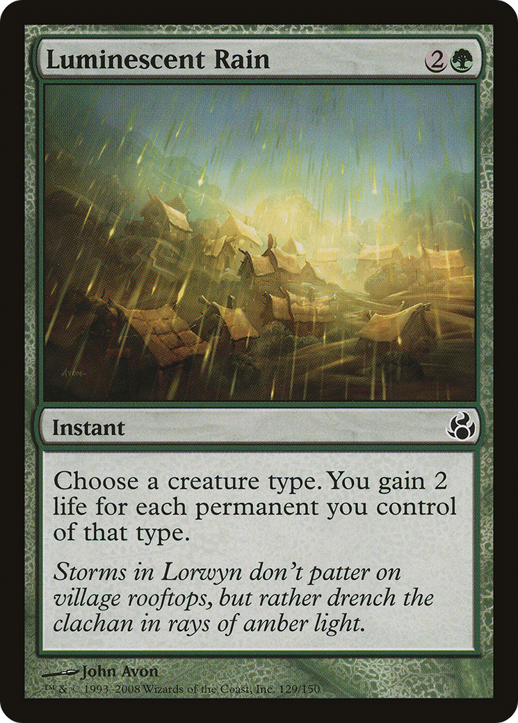 Luminescent Rain (MOR-129) (Foil)