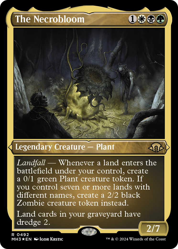 The Necrobloom (MH3-492) (Etched Foil)