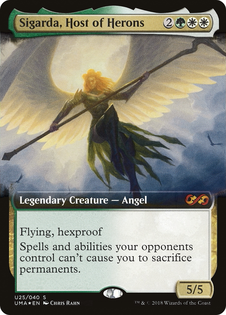 Sigarda, Host of Herons (UMA:BT-U25) (Extended Art) (Foil)