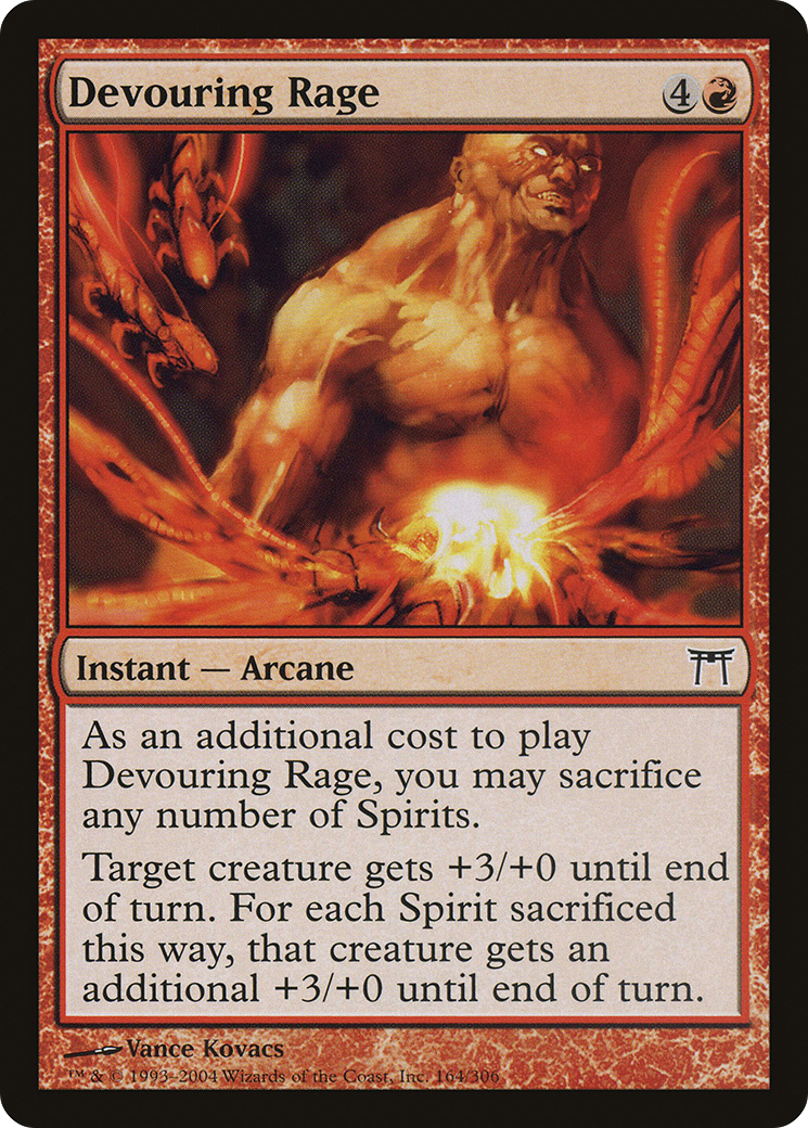 Devouring Rage (CHK-164) (Foil)